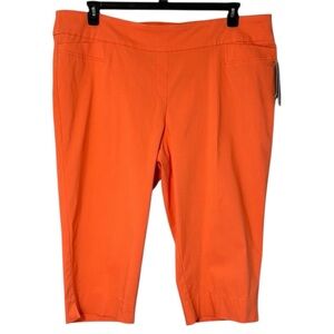 Zac & Rachel Capri Orange Pull On in Size 24W  NWT‎